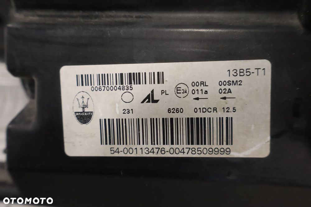 LAMPA PRZEDNIA PRZÓD LEWA MASERATI GHIBLI M157 XENON NIESKRĘTNY 00670004835 2013-2017 - 19