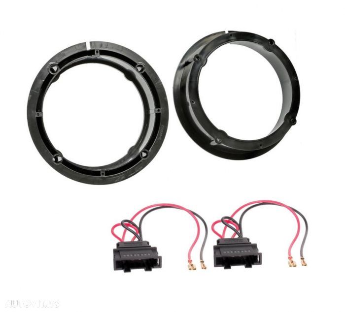 Set inele adaptoare difuzoare + mufa adaptor difuzor VW Golf IV - 1