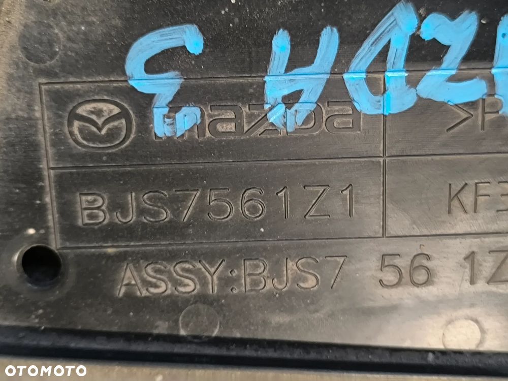 osłona podwozia podłogi lewa prawa mazda 3 2014r. HB.  BJS756122  BJS7561Z1 - 7