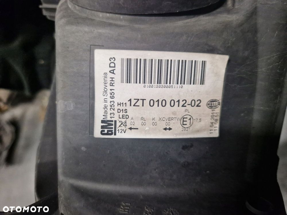 OPEL ASTRA J IV LIFT XENON BI-XENON SKRĘTNY PRAWY REFLEKTOR EUROPA - 2