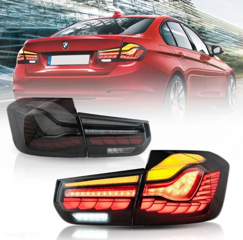 Lampa tyl na kpl Oled Led GTS-look Animacje Bmw 3 f30 2011-2018 Lift - 3
