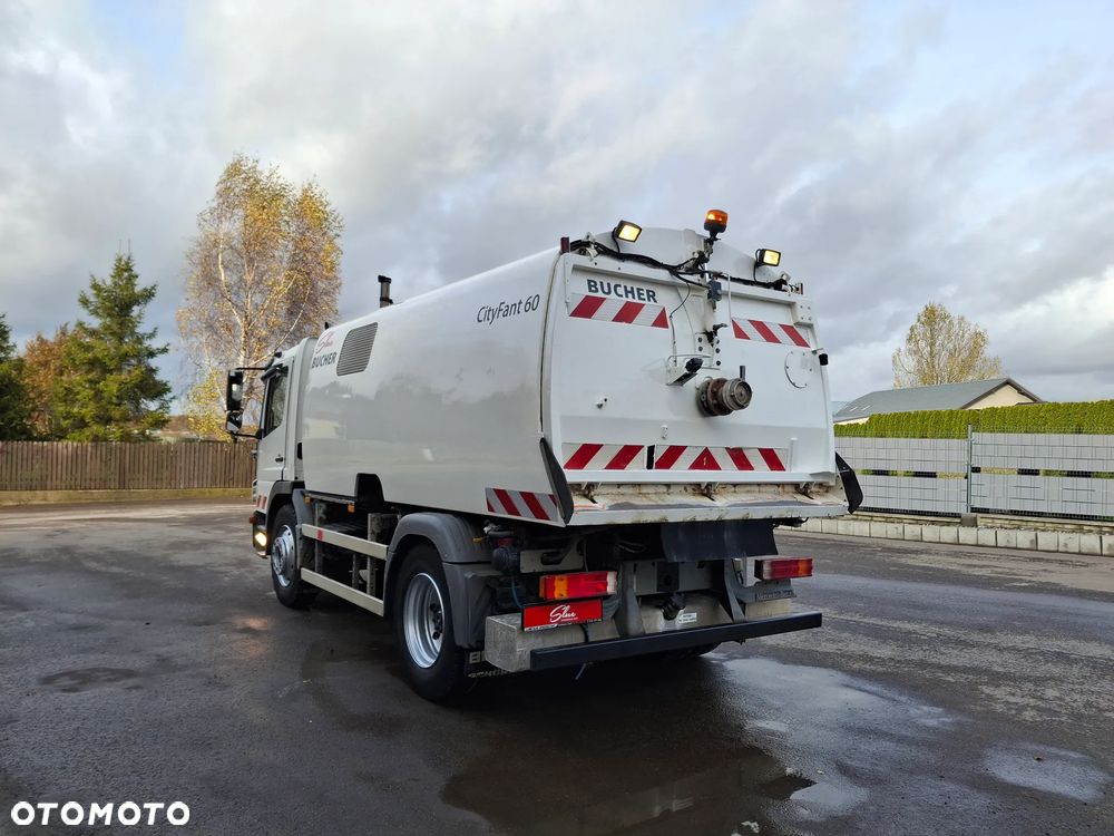 Mercedes-Benz Atego 1524 Zamiatarka BUCHER CityFant 60 2 Silniki Tylna Oś Na Poduszkach Zamiatarka Uliczna Sprzątanie Zamiatanie - 3