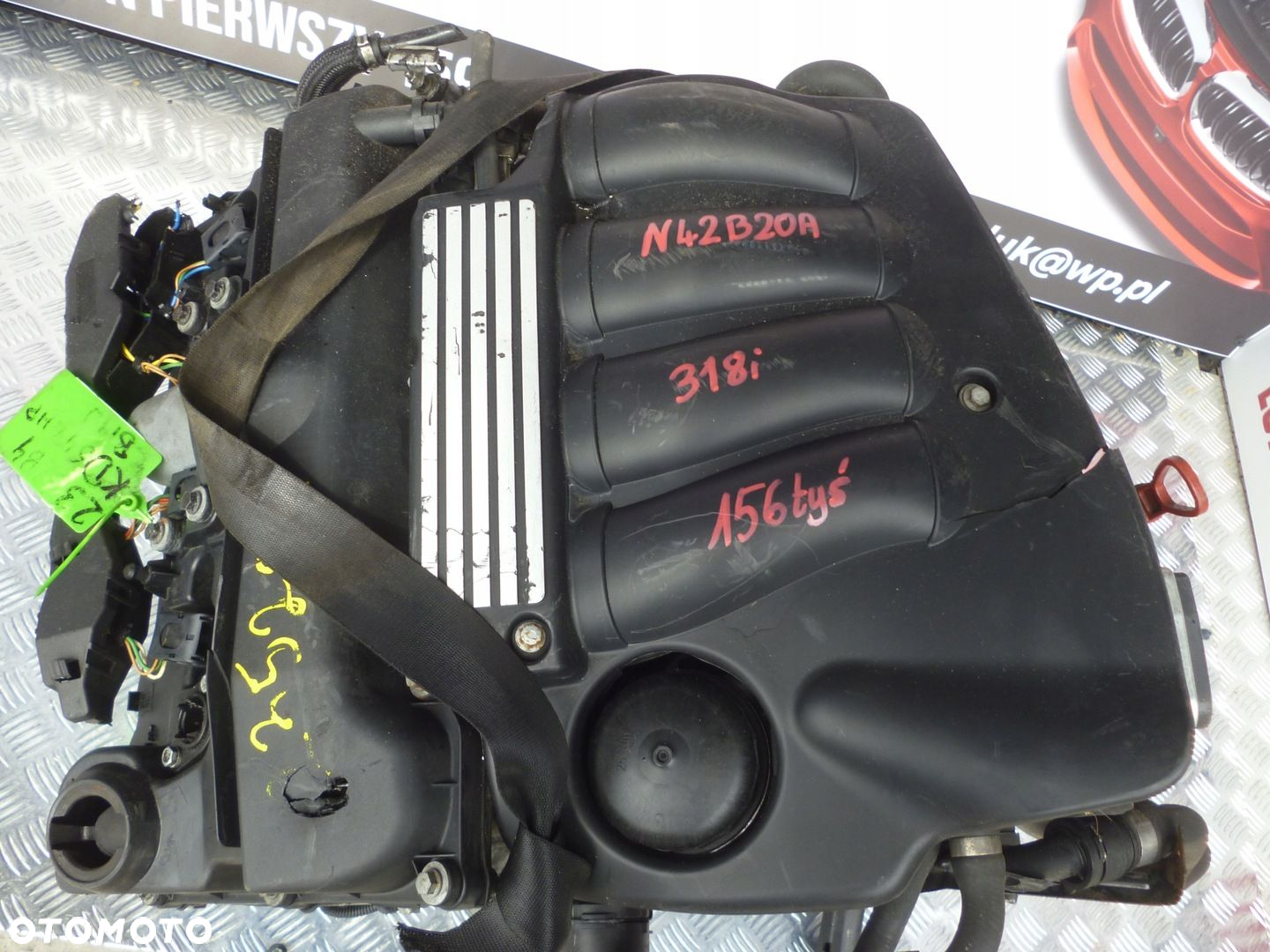 SILNIK KOMPLETNY BMW E46 318i 2.0B N42B20A 156 TYS - 2