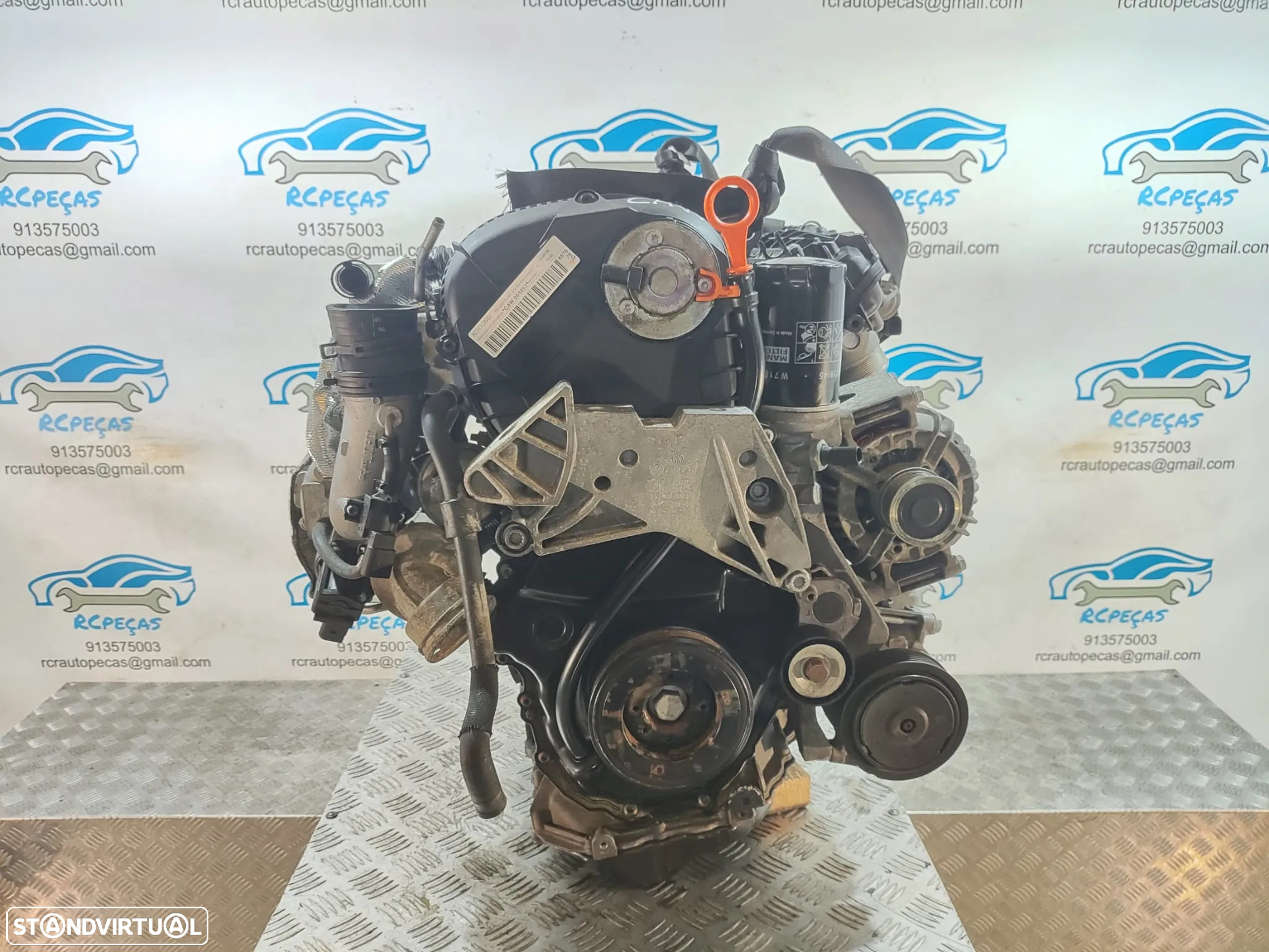 Motor completo VW Volkswagen Scirocco III 3 2.0 Tfsi 16V 200cv CAW - 3