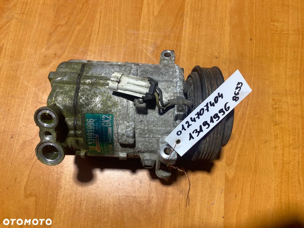KOMPRESOR SPRĘŻARKA KLIMATYZACJI FIAT OPEL 13191996 0124707404 8633