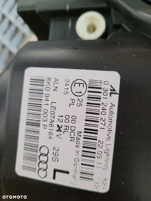LAMPA AUDI A4 B8 XENON LED 8K0941003P 8K0941004P - 7