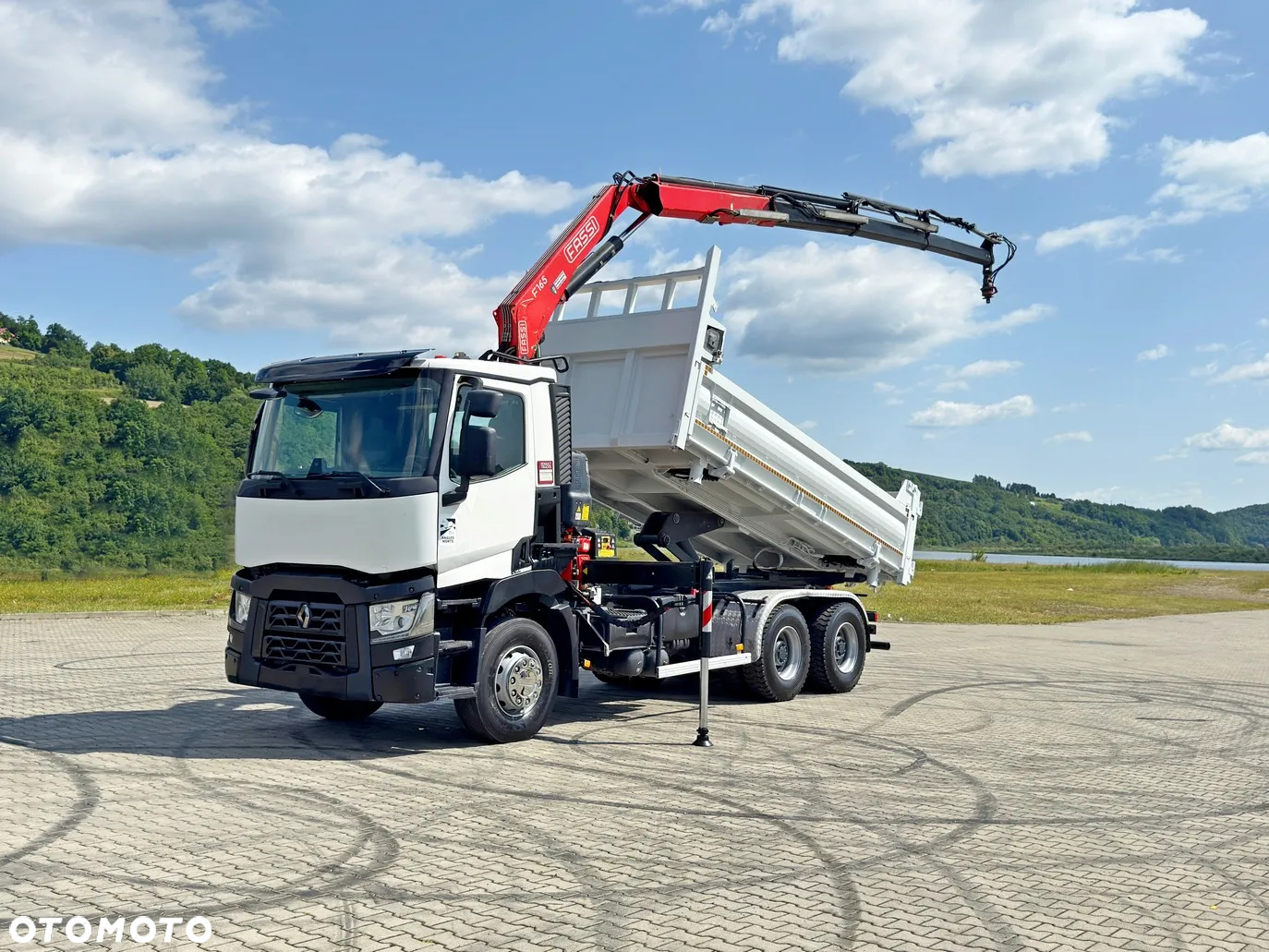 Renault C 430 * WYWROTKA 5,20 m * FASSI F165A.0.23 + PILOT / 6x4 - 2