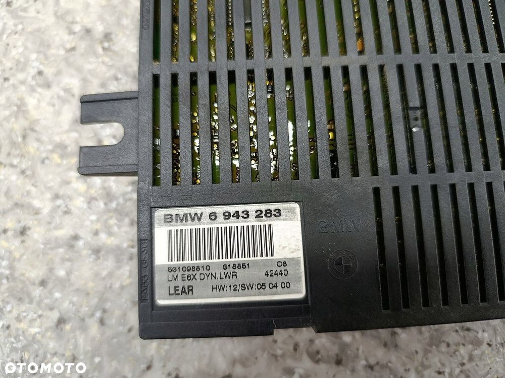MODUŁ ŚWIATEŁ BMW 5 E60 6943283 3.0 D 530d - 3