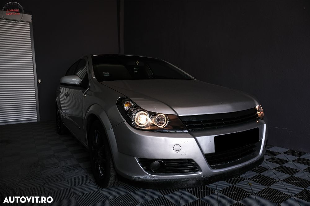 Faruri Opel Astra H (03.2004-2009) Angel Eyes Negru- livrare gratuita - 22