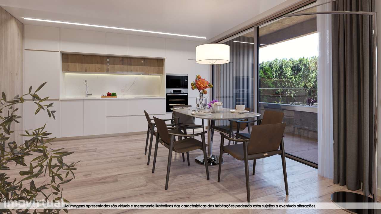 T2 Novo c/ Lugar de Garagem em Mafamude (El Corte Inglês) - Grande imagem: 2/30