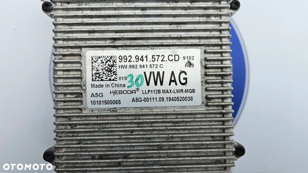 VW Passat B8 3G Przetwornica Moduł LED 992941572CD - 2