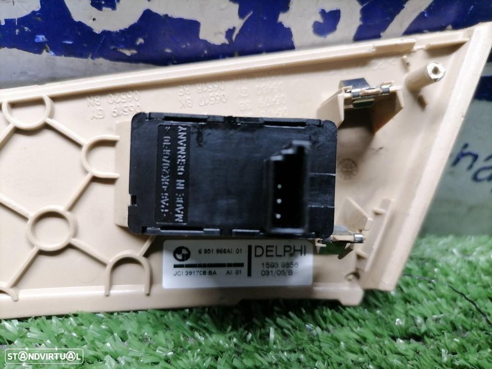 COMANDO ELEVADOR DE VIDRO TRASEIRO ESQUERDO BMW 5 2005 -6951968 - 3