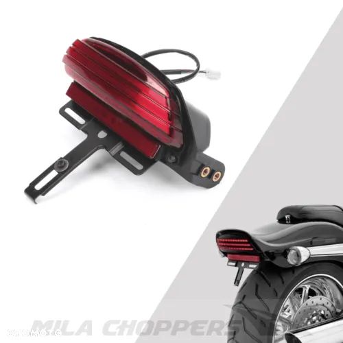 Światło tylne LED nakładka na błotnik Harley Dyna Fat Bob FXDF 08-16 - 6