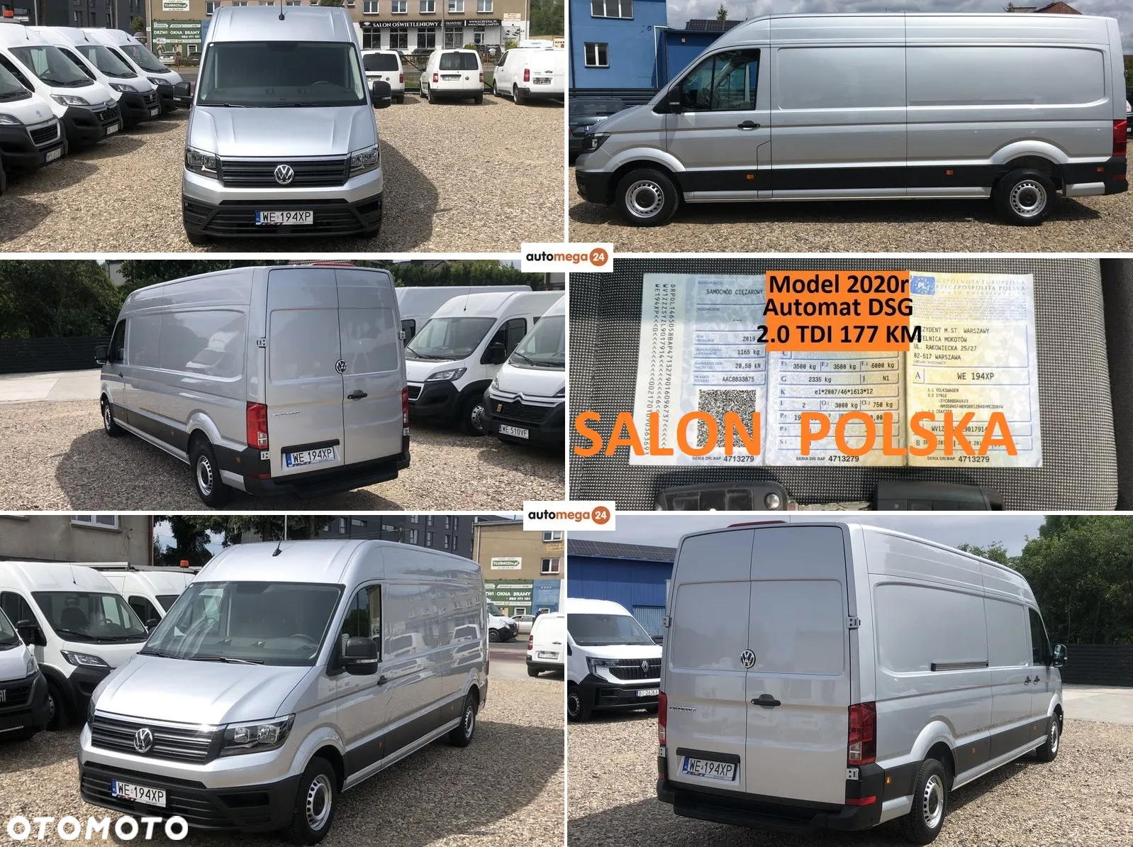 Volkswagen CRAFTER MAXI LONG AUTOMAT DSG8 2.0TDI 177KM Salon Polska - 4