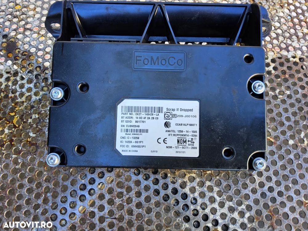 Modul Bluetooth Ford Transit Custom 2012-2023 cod ek2t14b428la - 3