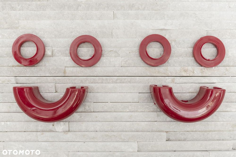 osłonki na szekle w kolorze czerwonym 2szt. - 10