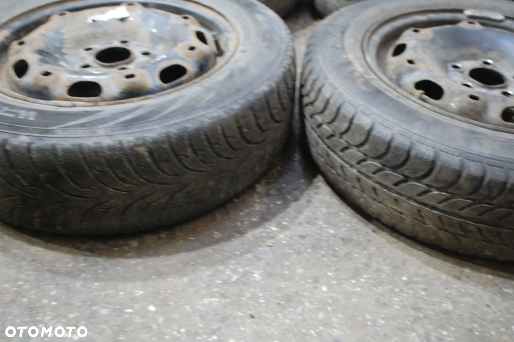KOŁA FELGI STALOWE + OPONY ZIMOWE 6Q0601027R 5X100 ET35 5J 165/70R14 VW POLO IV SKODA AUDI SEAT - 6
