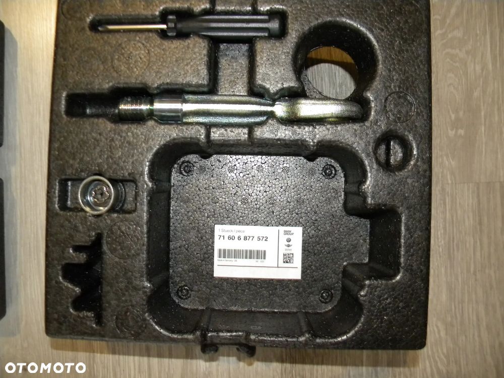 ORYGINALNY KOMPLET KULA WYPINANY HAK HOLOWNICZY STYROPIAN BMW X1 F48 X2 F39 AQ68546856877572 - 11