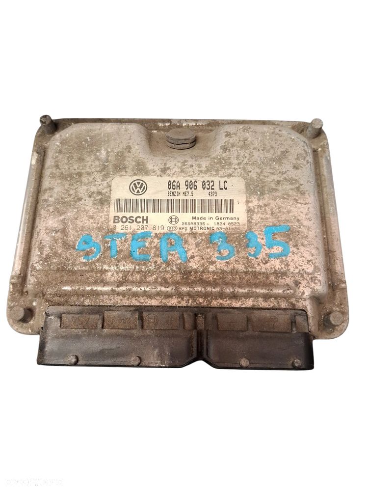 Sterownik KOMPUTER SILNIKA ECU SKODA 06A906032LC - 1