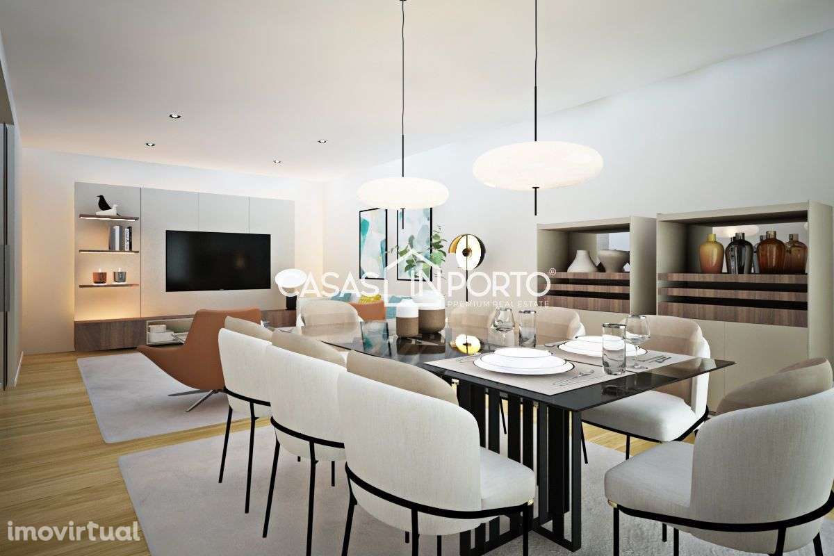 T3 com Terraço e Garagem Dupla – Luxo e Conforto no Centro da Maia - Grande imagem: 2/20