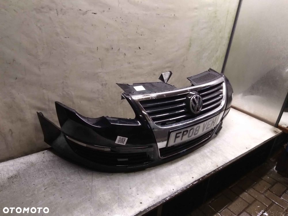+ ZDERZAK PRZÓD PRZEDNI VW VOLKSWAGEN PASSAT B6 LC9Z CZARNY - 2