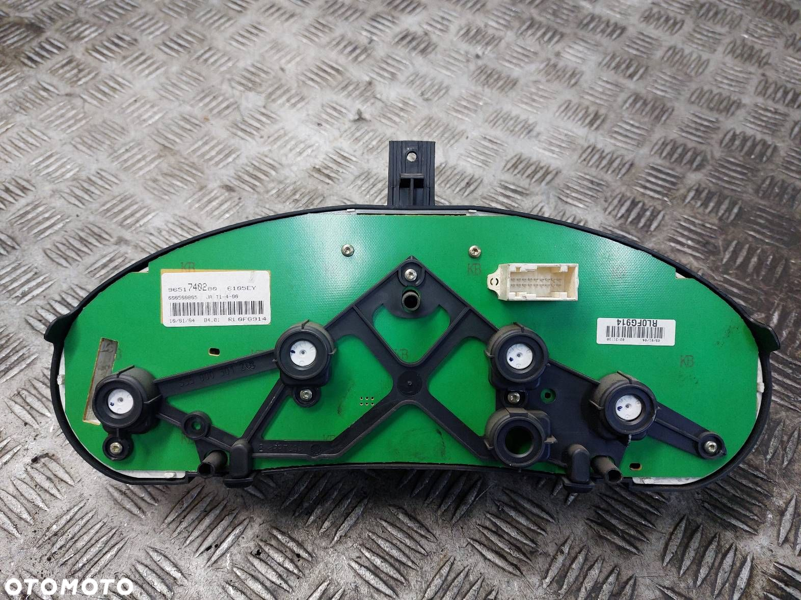 LICZNIK ZEGARY PEUGEOT 206 1.4 HDI 9651740280 - 3
