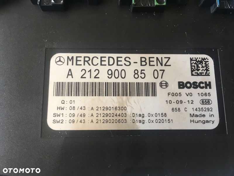 MERCEDES W212 MODUŁ KOMFORTU SAM A2129008507 - 3