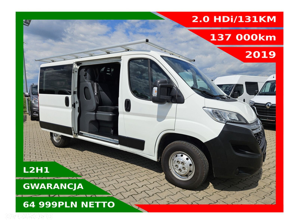 Citroën Jumper L2H1 *64999zł NETTO* Brygadówka 6 osób 2,0HDi/131KM