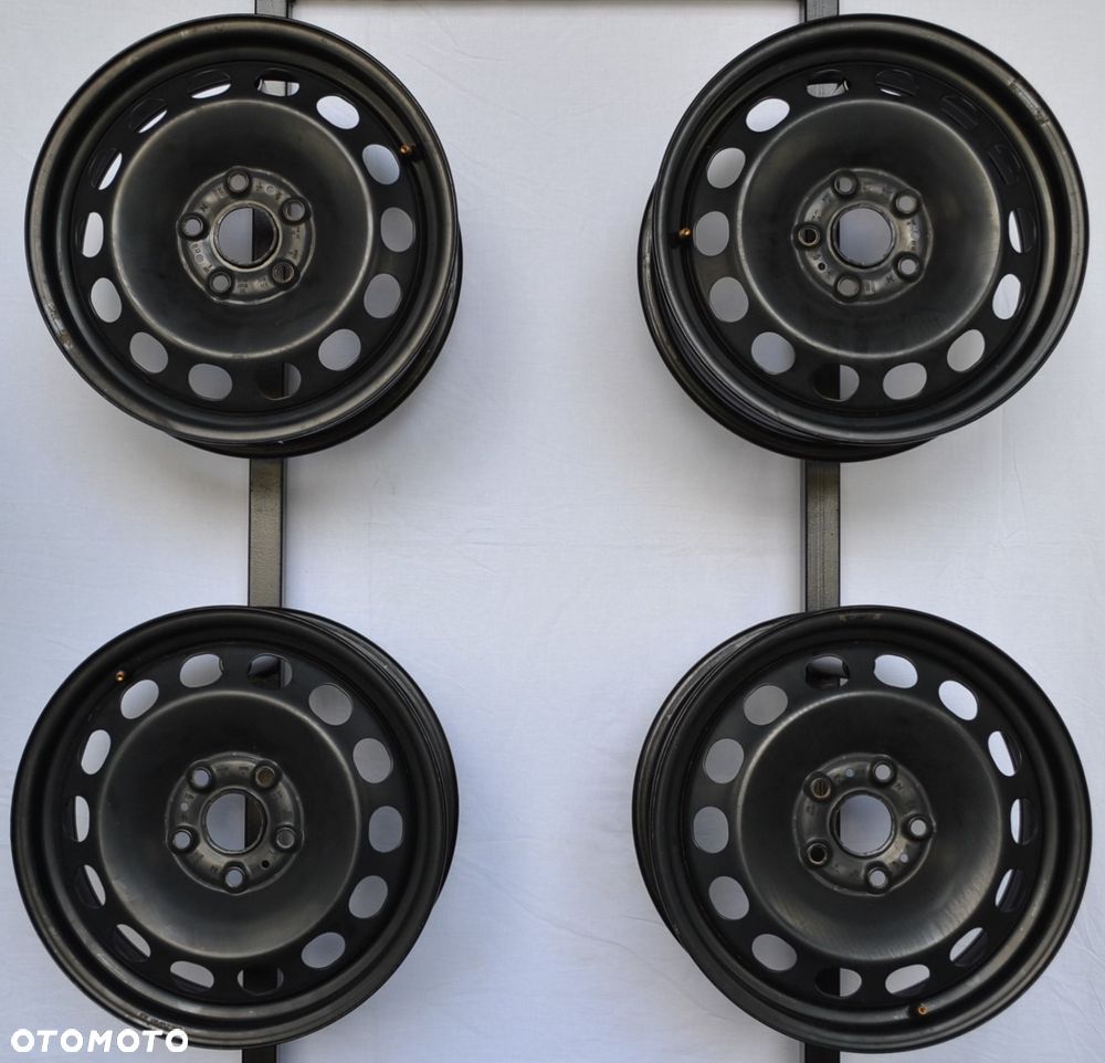 FELGI STALOWE OEM VW SKODA SEAT AUDI 5x112 6J16 ET 43 x4szt F-772 - 1