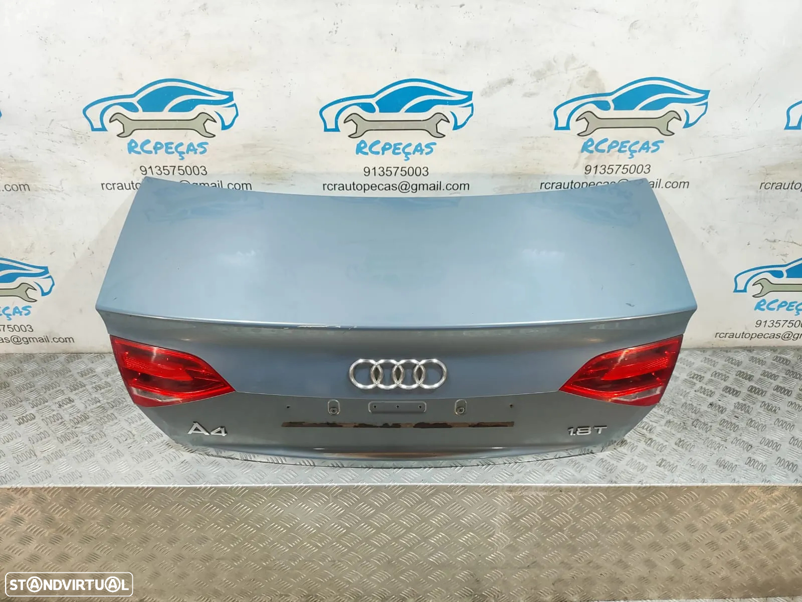 Tampa / Porta da Mala Audi A4 B8 Sedan - Pré Facelift - Farolins | Simbolo | Forra - 4