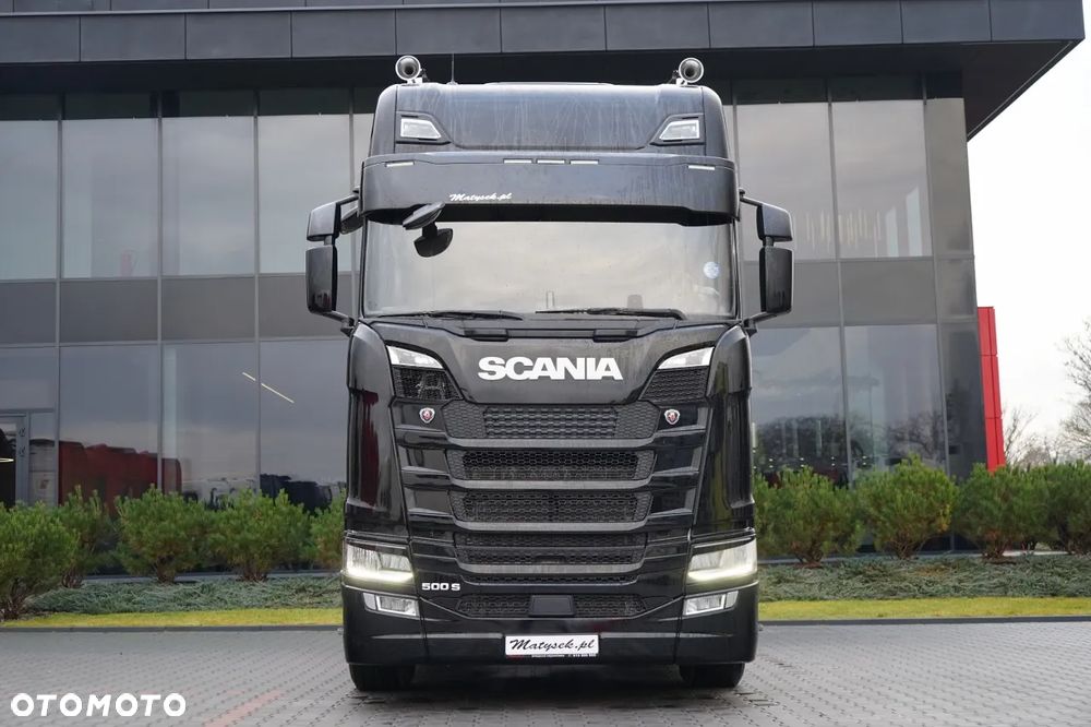 Scania S 500 / RETARDER / KLIMA POSTOJOWA / CAŁA NA PODUSZKACH / ALUFELGI / SKÓRY / - 4