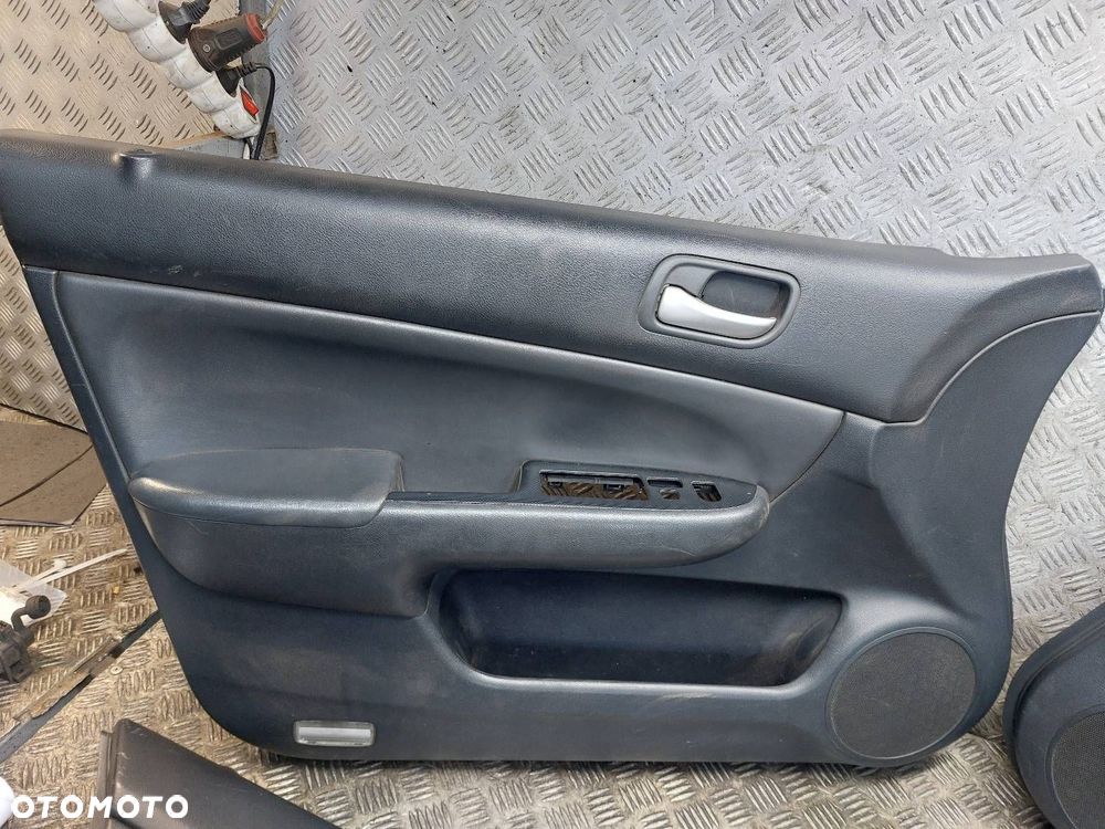 BOCZKI DRZWI KOMPLET HONDA ACCORD VII SEDAN SKÓRA CZARNE ID: 237973 - 2