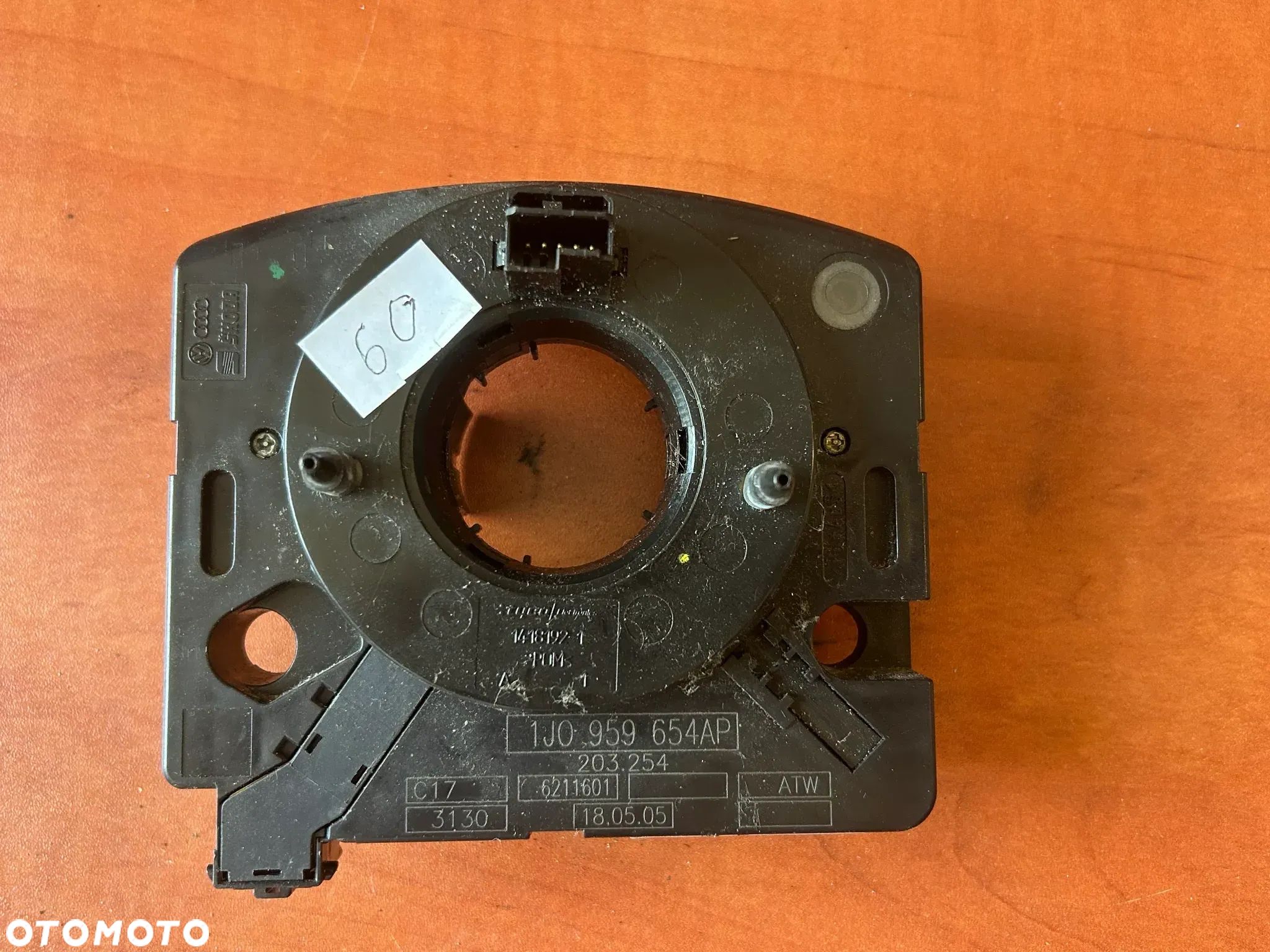 TAŚMA AIRBAG PODUSZKI POD KIEROWNICĘ VW PASSAT B5 AUDI A6 C5 1J0959654AP - 1