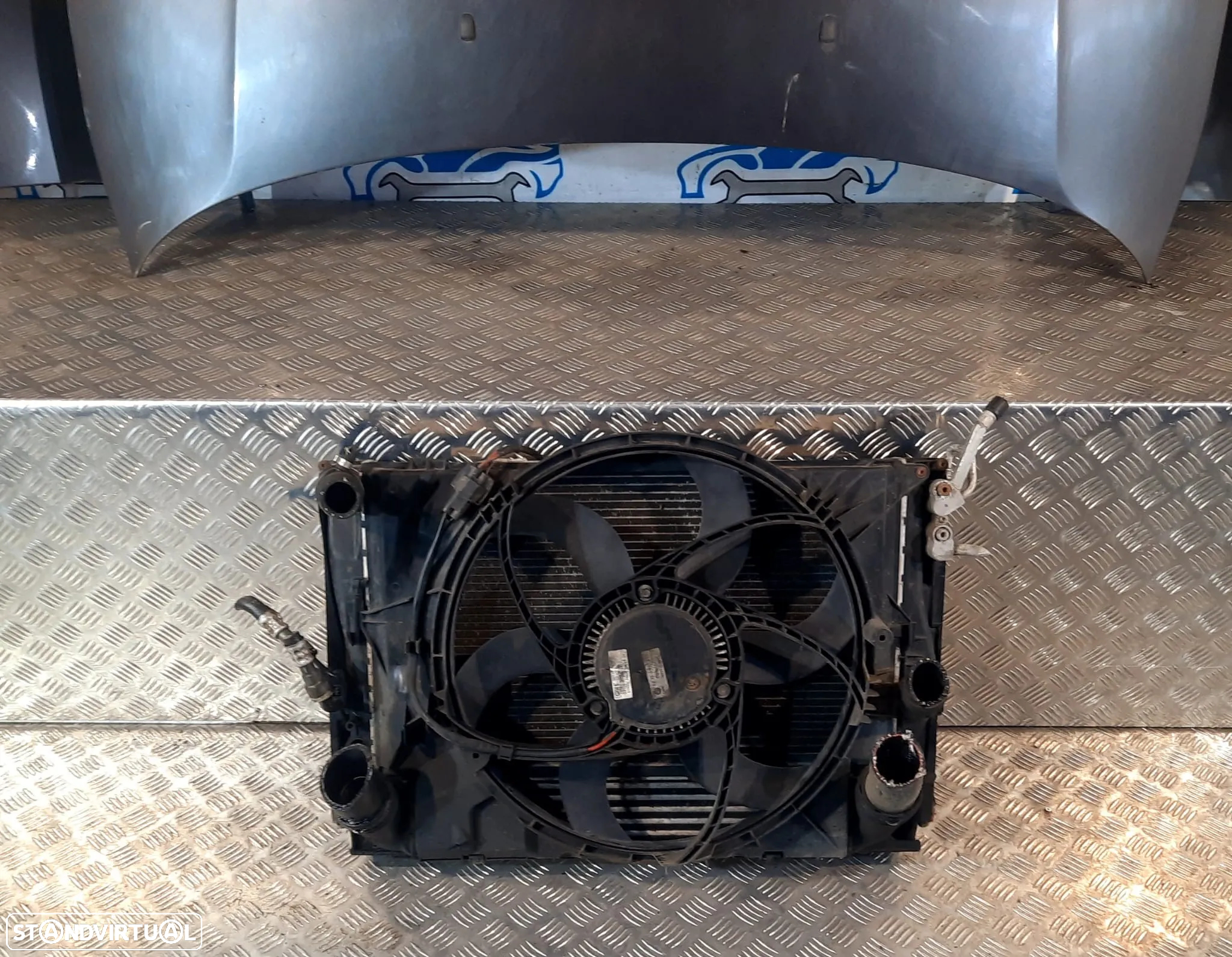 FRENTE COMPLETA BMW SERIE 1 E87 E81 PRE LCI PRE-LCI CAPOT PARACHOQUES GUARDA-LAMAS OTICAS RADIADOR VENTILADOR FRENTE FIBRA REFORÇO - 21