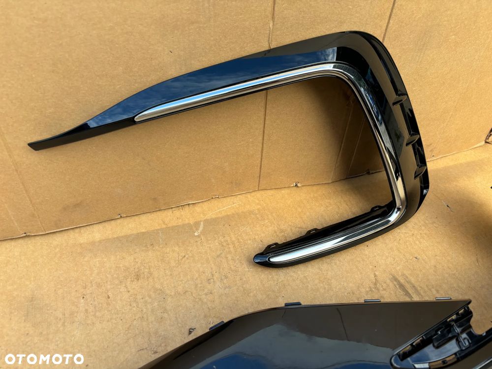 VW TIGUAN II LIFT R-LINE LEWA KRATKA ZDERZAKA PRZEDNIA CHROM KRATKI ZDERZAKA ORYGINALNA 5NA853661H 5NA853661J  5NA853665J 5NA853211G CZARNA - 8