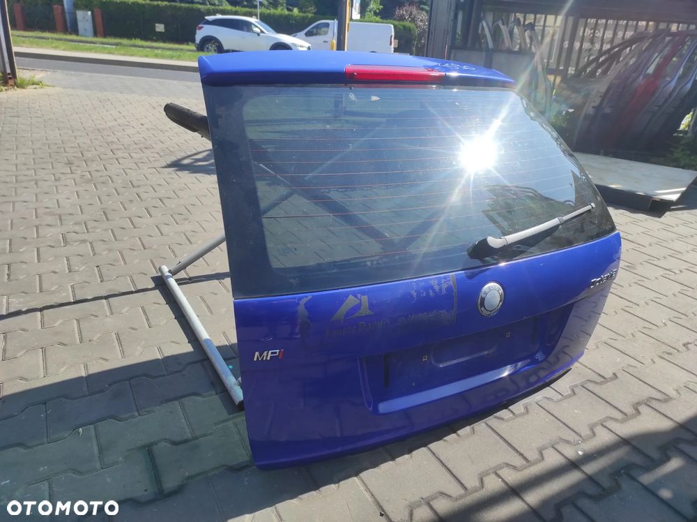 KLAPA BAGAŻNIKA TYLNA TYŁ SZYBA SKODA OCTAVIA 2 KOMBI 1Z9 4590 NIEBIESKA KOMPLETNA WYSYŁKA !!!! - 7