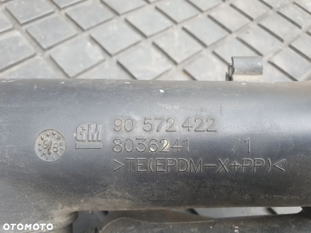 OPEL ASTRA G ASTRA 2 RURA WĄŻ DOLOT WLOT POWIETRZA Z16XE 90572422 - 2