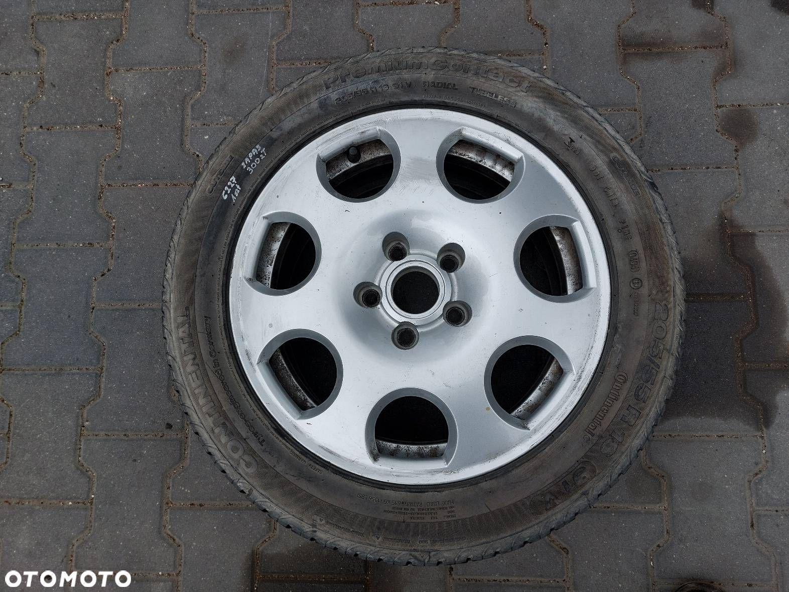 KOŁO FELGA OPONA ZAPAS 5x112 7Jx16 205/55R16 AUDI A6 C6 4B0601025T - 1