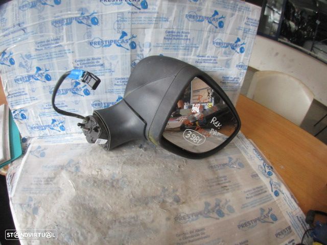 Espelho 963016264R RENAULT CLIO 4 FASE 1 2016 1.5DCI 75CV 5P BRANCO DRT ELETRICO 9 PINOS Vidro Partido - 1