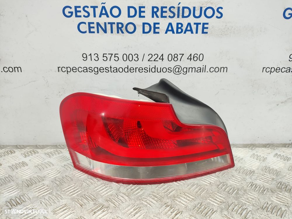 Farolins traseiros trás direito esquerdo LED originais BMW Serie 1 E82 Coupé E88 Cabrio LCI de 2011 a 2013 - 8