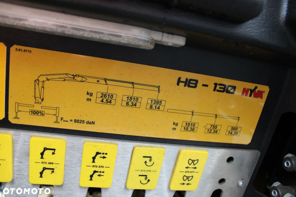 Żuraw HDS HYVA HB 130X E2 Fabrycznie nowy Sterowanie radiowe 5,6 funkcja Fassi Hiab Palfinger HMF DN HC Atlas - 5