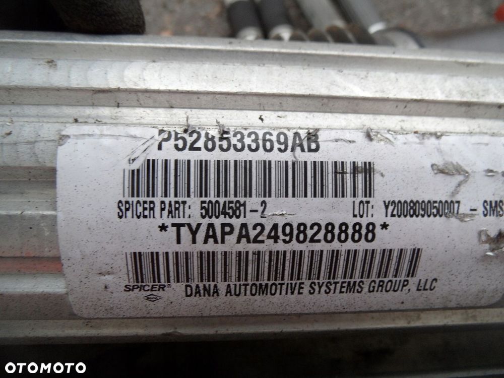 WAŁ NAPĘDOWY KARDAN DODGE NITRO CHEROKEE KK 4.0 - 2