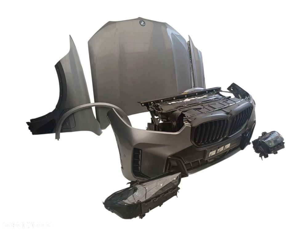 BMW X5 G05 LCI LIFT KOMPLETNY PRZÓD M PAKIET KOLOR C4W SKYSCRAPER GRAU METALLIC - 3