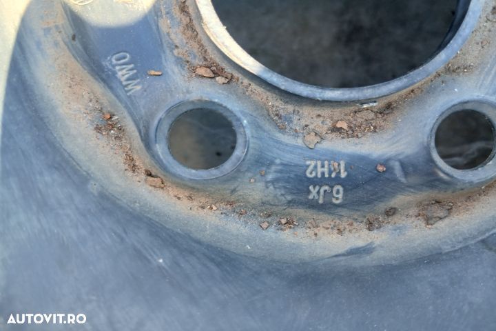 Roata de rezerva R14 1J0601027J 175/80 R14  6JX14H2 ET38 1J0601027J 1 - 4