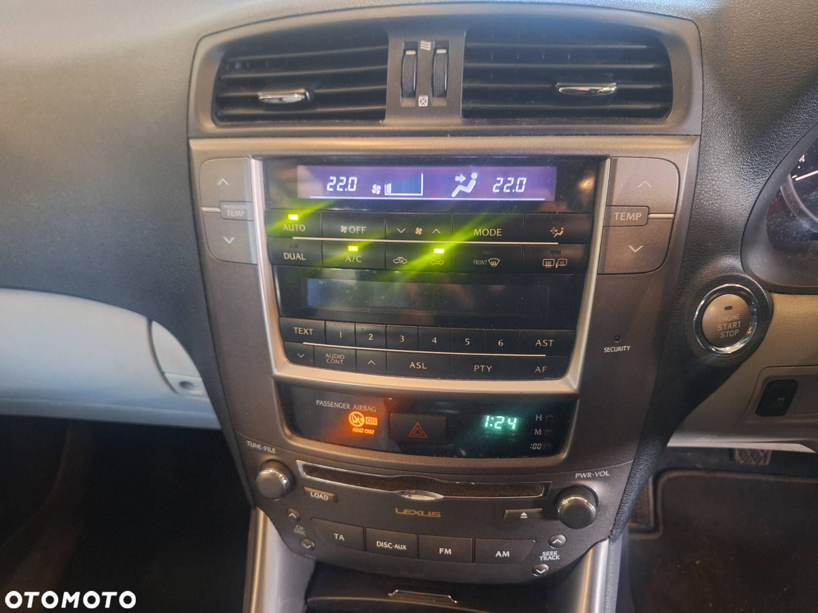 RADIO ODTWARZACZ + PANEL NAWIEWU LEXUS IS II 86120-53630 - 6