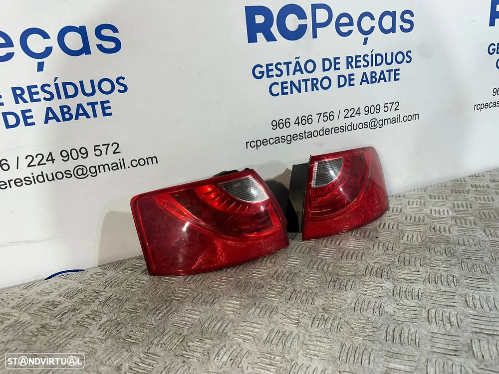 .Conjunto Farolins Tras Traseiro Direito Esquerdo Original Seat Exeo Avant Carrinha 3R 3R9945095A 3R9945096A 2009 - 2013 - 7
