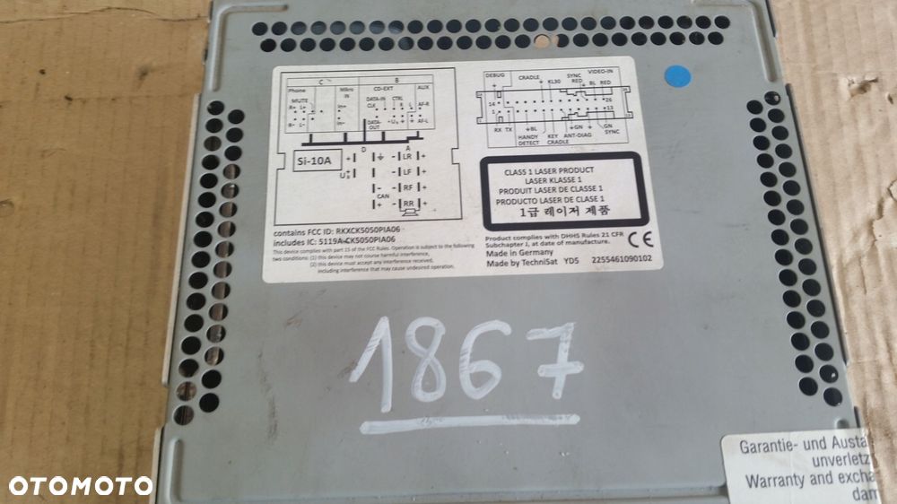 radio cd nawigacja seat leon ii 2009- 5p0035191e - 5