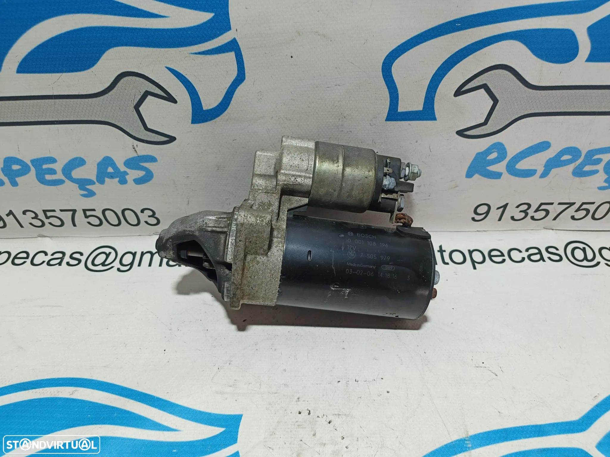 MOTOR ARRANQUE BMW SERIE 3 E46 318i 16V 143CV N42B20A 12417505979 7505979 0001108196 - 3
