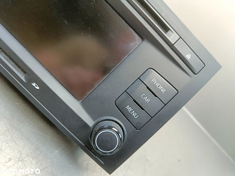 Radio Seat Leon 3 III Wyświetlacz Radioodtwarzacz 5F0035869B - 4