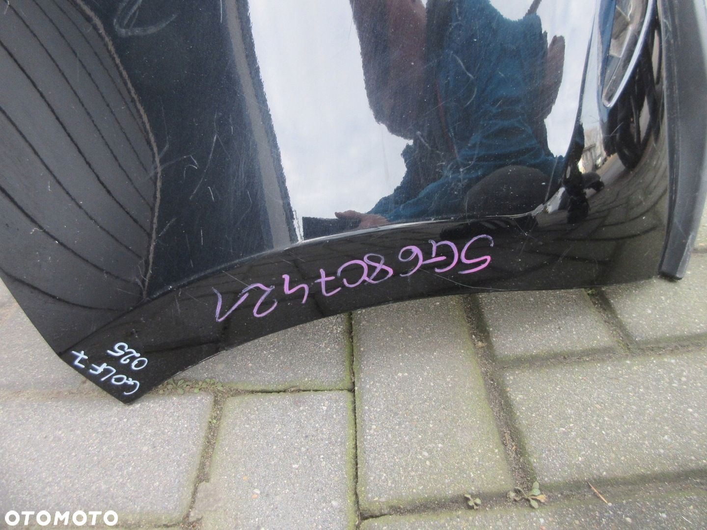 VW GOLF 7 GTI HB zderzak spoiler tył 5G6807421 PDC - 3